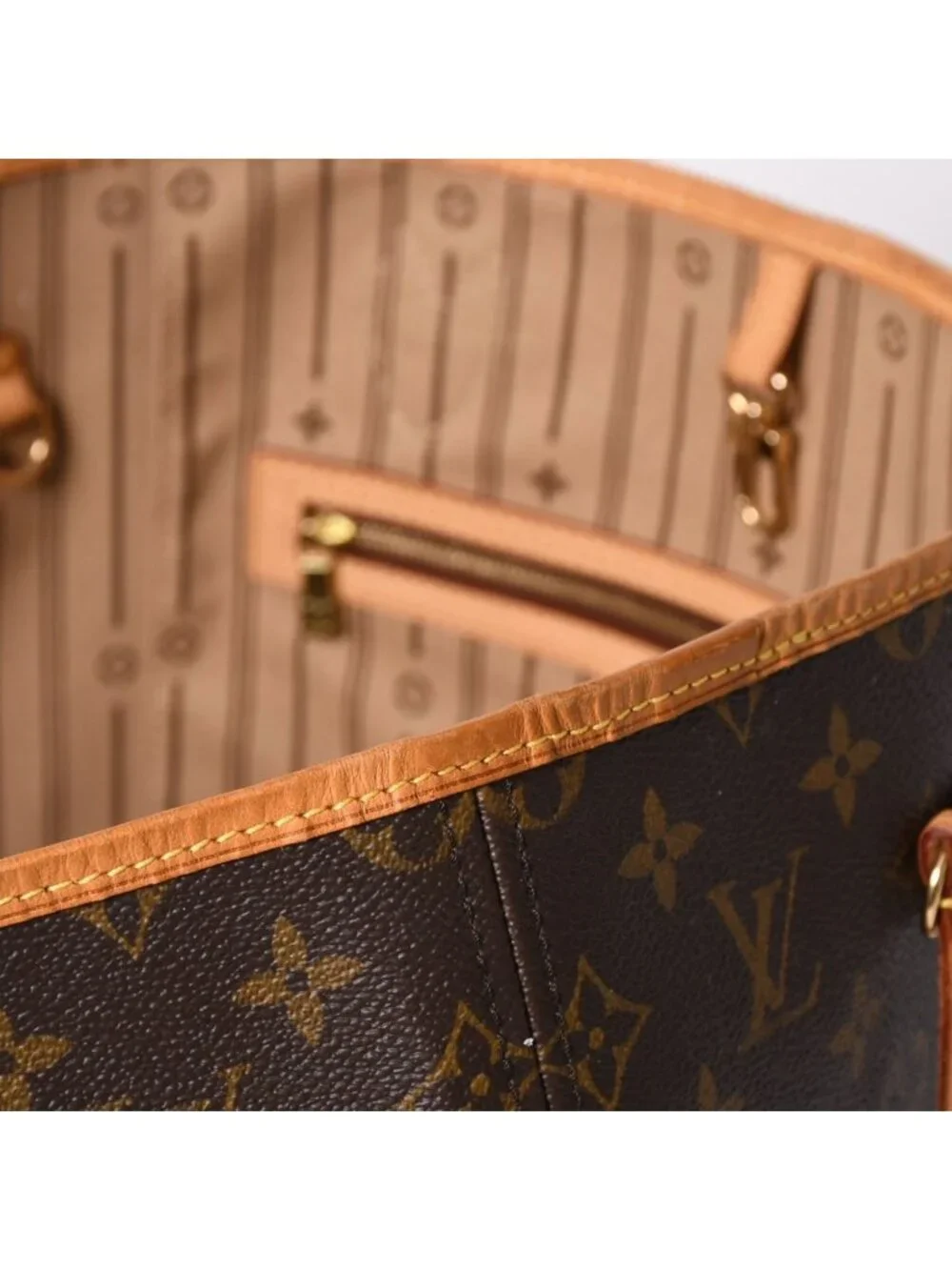 Louis Vuitton Neverfull GM Tote Bag Monogram Canvas Brown